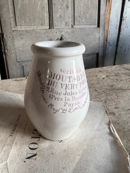 Branded French Mustard Jar