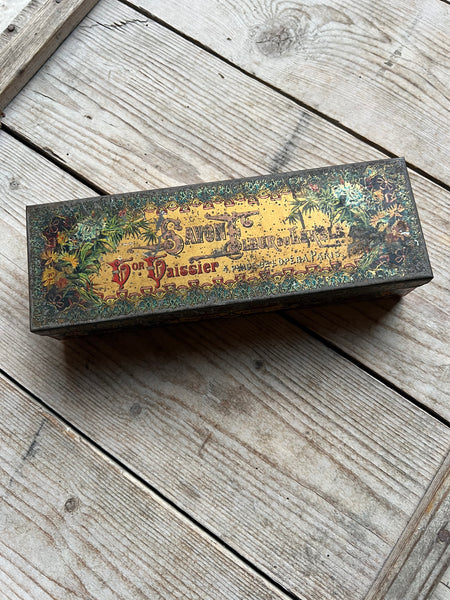 Antique French Soap Tin