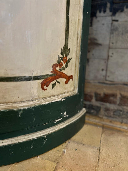 Vintage French Chippy Paint Corner Unit