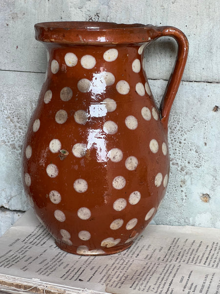 Stunning Spotted Brown Pot