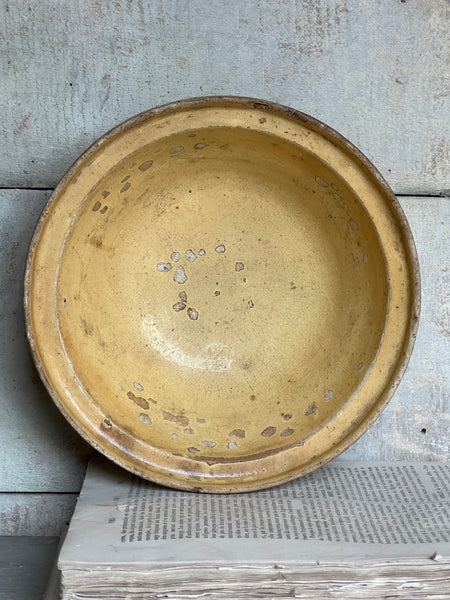 Antique Medium Earthenware Bowl from Provence
