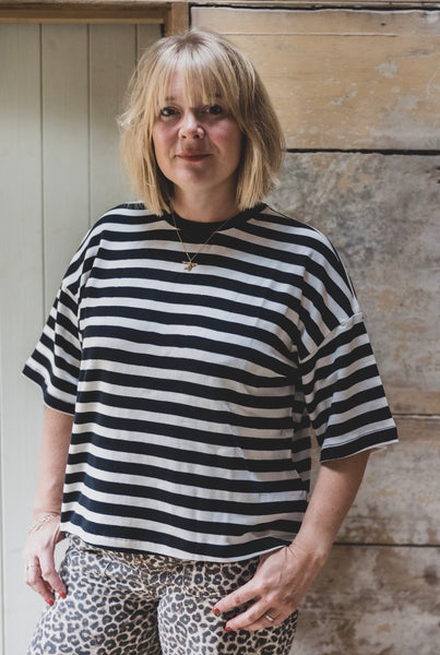 Saige by Nomads Oversize Stripe Tee