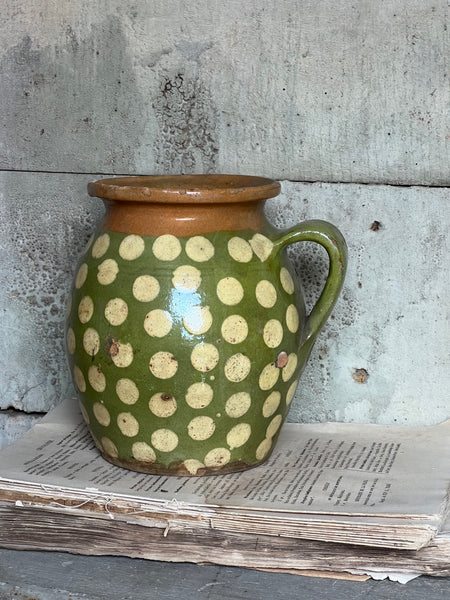 Stunning Spotted Green Pot