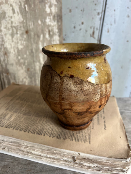 Rustic Glazed Earthenware Pot