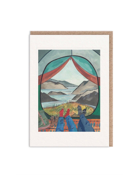 Tent Adventure Greeting Card