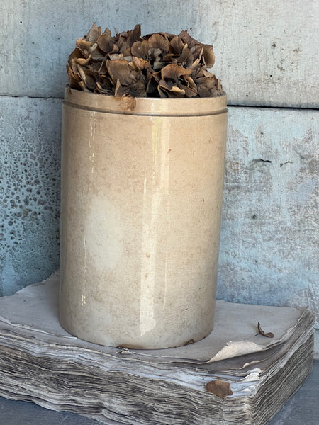 Huge Crazed Confiture Pot