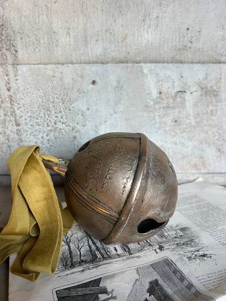 Large Antique 18th Century Joseph Dubois Au Puy Floral Bell