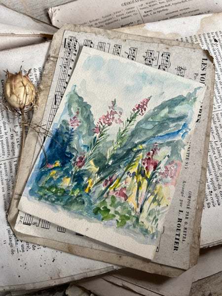 Beautiful little Watercolour Painting