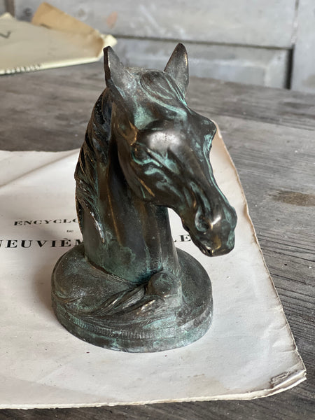 Vintage French Horses Head