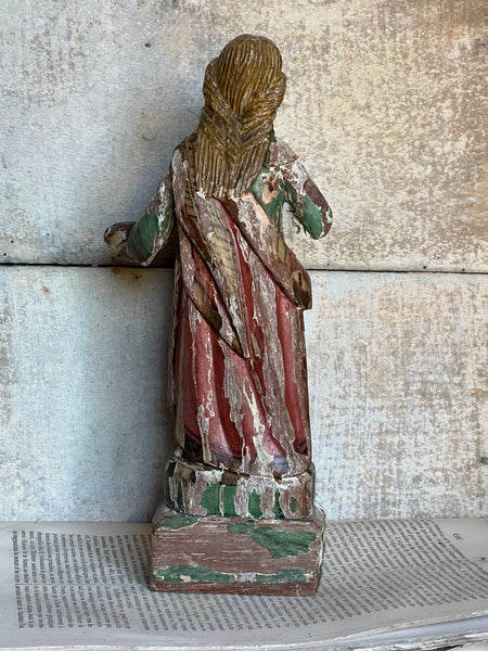 French Antique Religious Figure