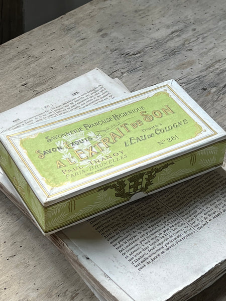 Beautiful French Soap Vintage Box