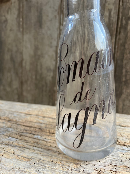 Antique Branded Glass Bottle