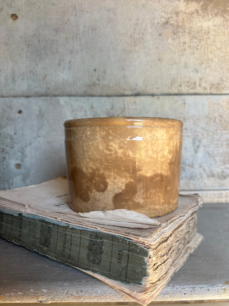Chunky Gien Buttery Antique Confiture Pot