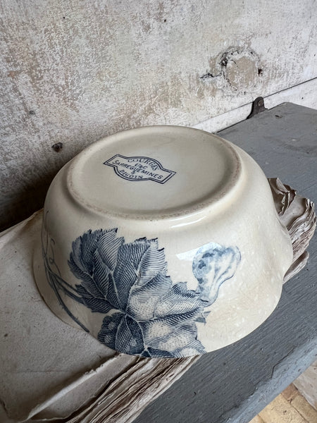 French Buttery Transferware Bowl