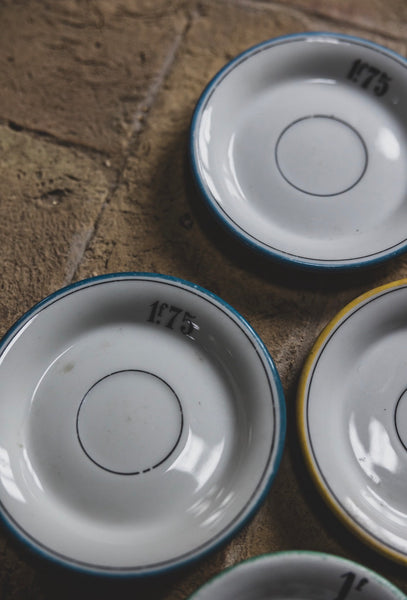 French Vintage Crudite Dishes