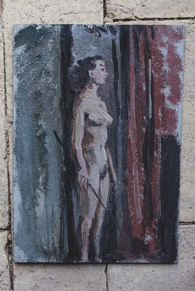 Beautiful Antique Painting on Board