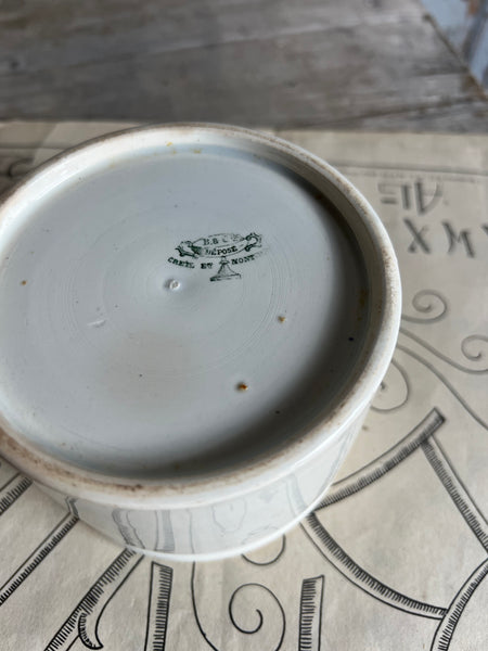 French Creil Et Montereau Antique Pot