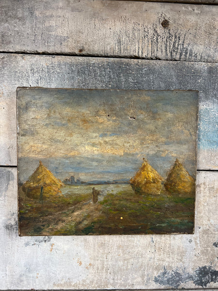 French Landscape Oil Painting