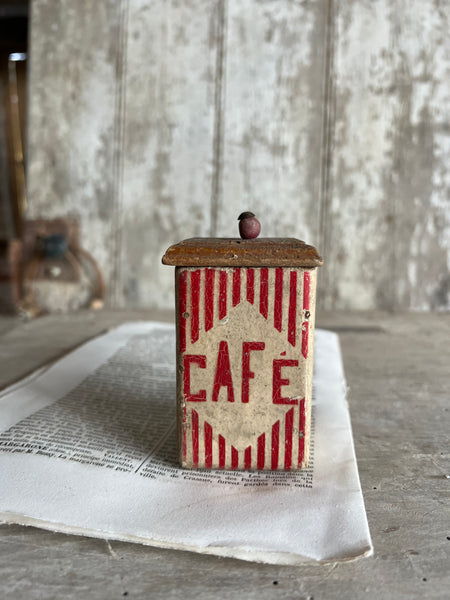 Vintage French Coffee Cannister