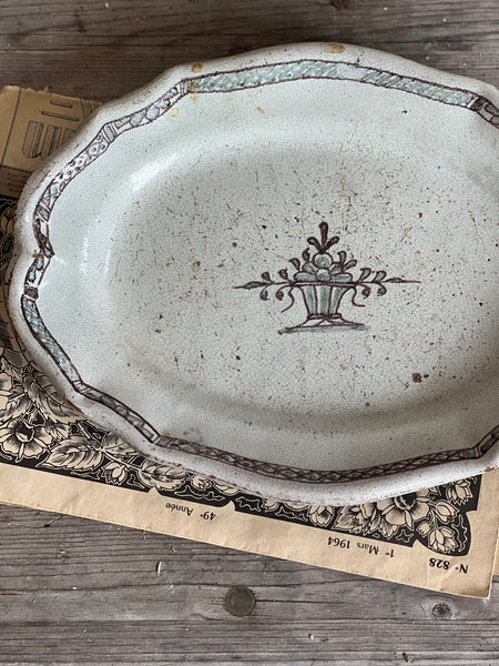 French Antique Platter