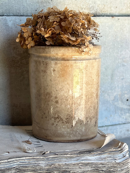 Buttery Antique Confiture Pot