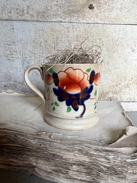 Beautiful Crazed Buttery Cup