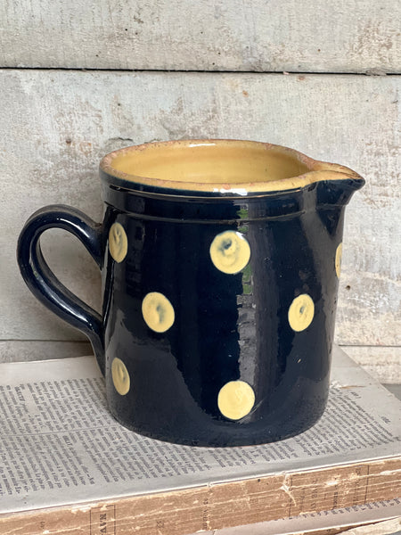 French Vintage Polka Dot Jug