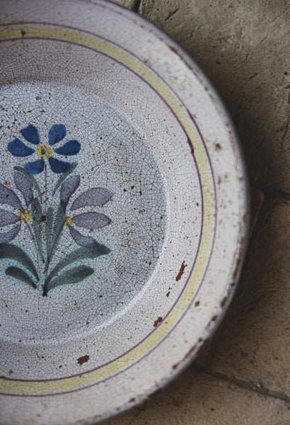 Antique Hand Painted Dish