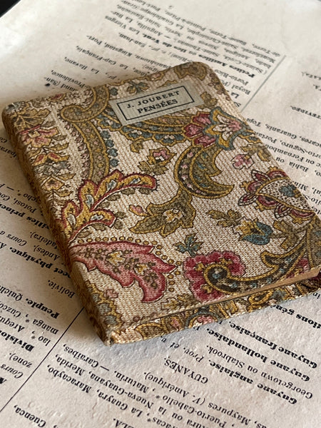 Miniature Fabric French Book