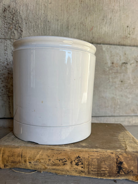 Vintage Creil Montereau French Confiture Pot