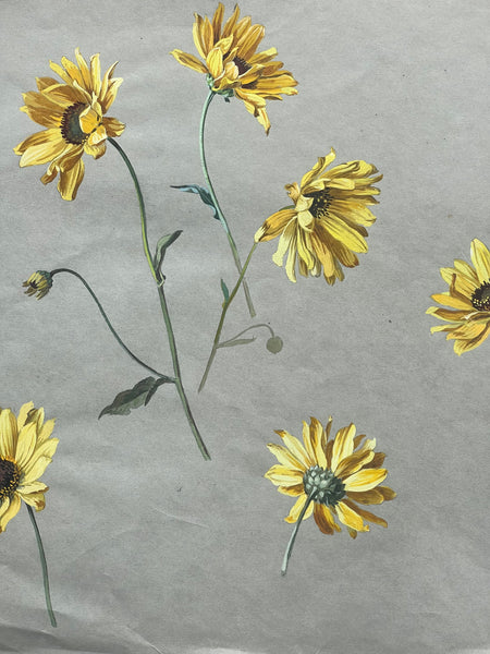 Gorgeous Sunflower Vintage Painting