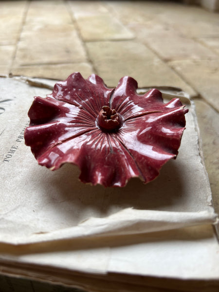 Vintage Clay Flower