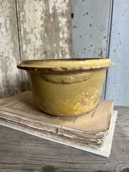 French Rustic Earthenware Bowl