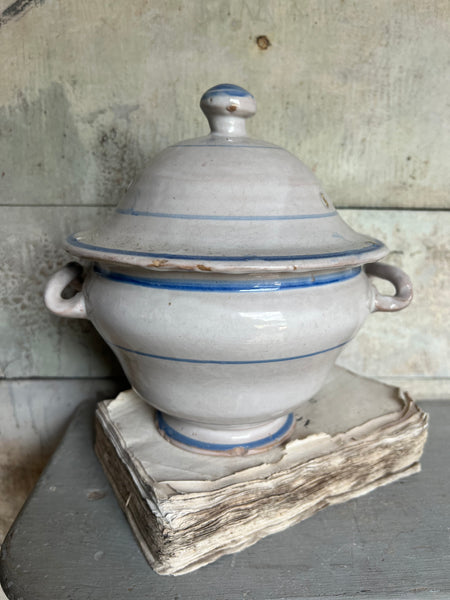Antique Rare Lidded Soupiere