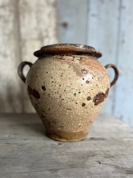 Rustic Handled French Confit Jar