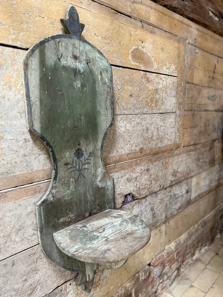 Antique Chippy Paint Decorative Wall Shelf