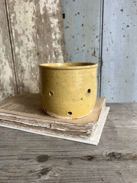 Yellow Vintage French Faiselle Cheese Mould