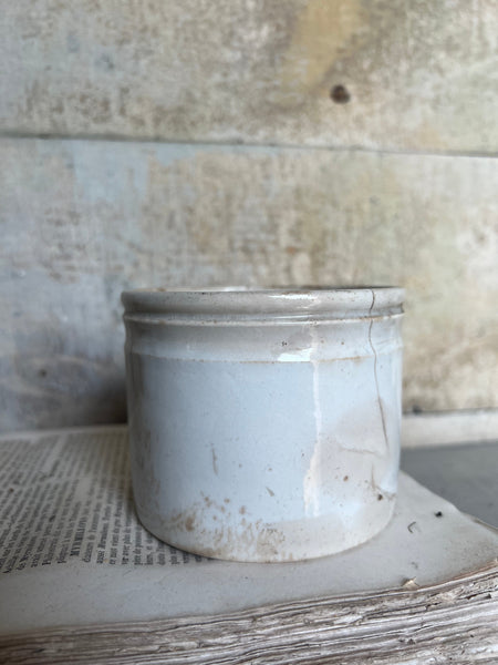 Antique French Wide Jar