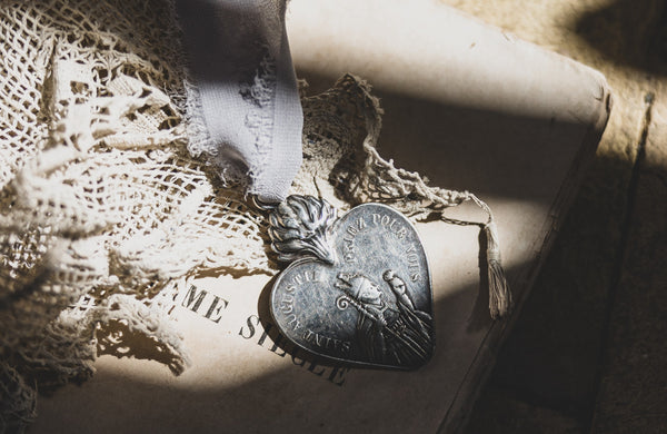 Vintage Sacred Heart Pendent