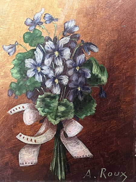 French Floral Oil Painting