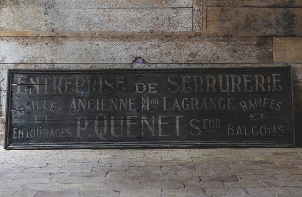 Antique French Sign