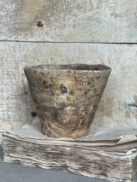 Large French Vintage Resin Pot