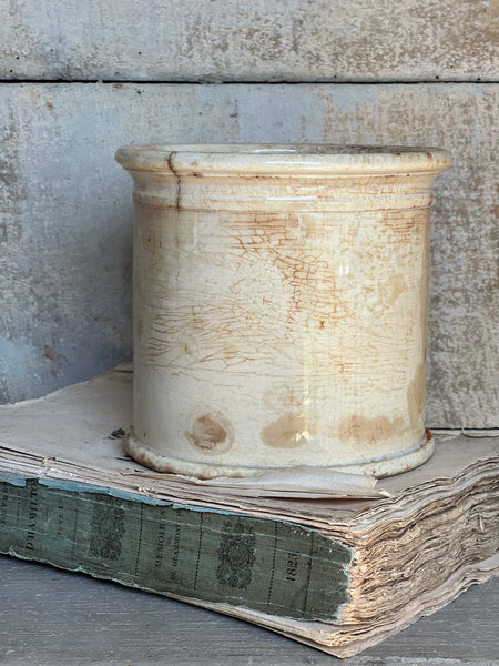 Buttery Antique Apothecary Jar