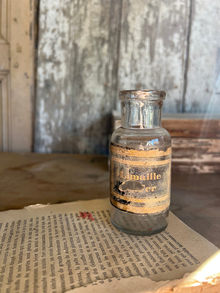 Vintage French Chemist Bottle