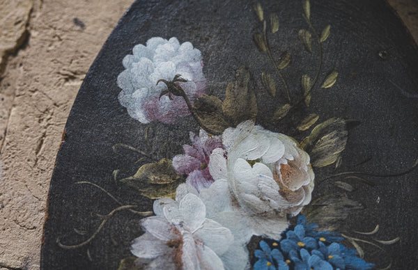 Vintage French Floral on Board