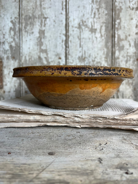 Antique Earthenware Bowl from Provence