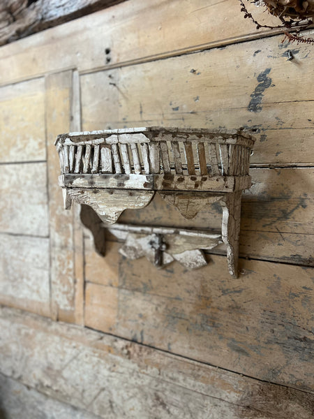 Antique Religious Shelf
