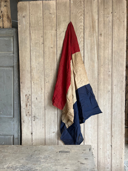 Vintage Rustic French Flag