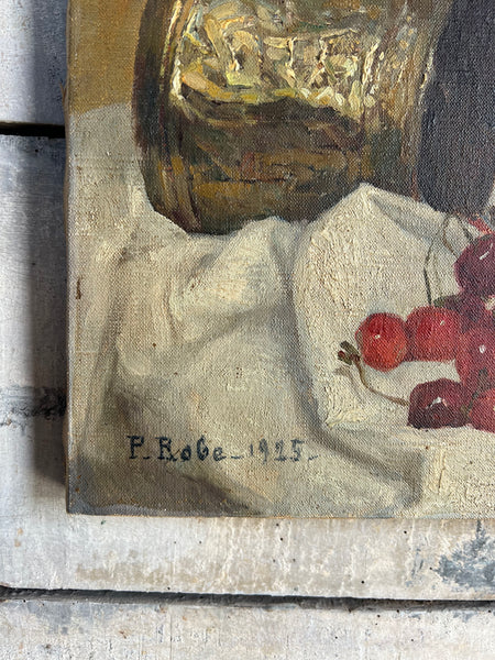 Floral Oil Painting on Canvas