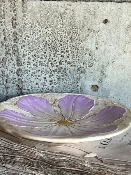 Sweet Floral Buttery Vintage French Plates